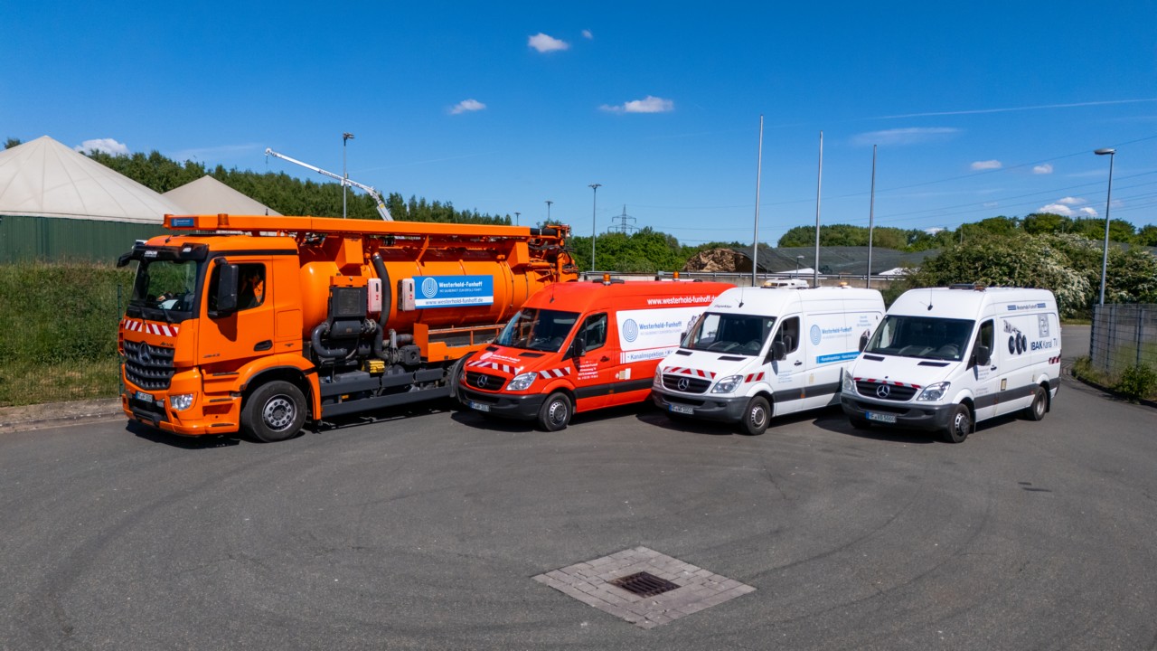 Unser Expertenteam bei einer Kanalinspektion in Bochum - Westerhold & Funhoff